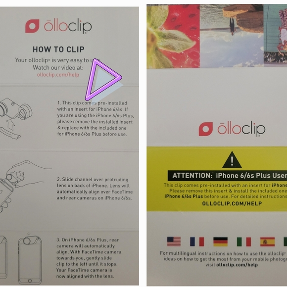 Ollolclip lenses for iPhone6/6S + - Picture 2 of 3